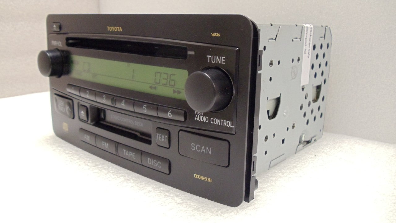 2003 2004 2005 2006 Toyota OEM Sequoia Tundra Radio Receiver Tape CD Player 16836