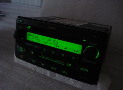 Toyota Echo Highlander LE Radio Tape and CD Player