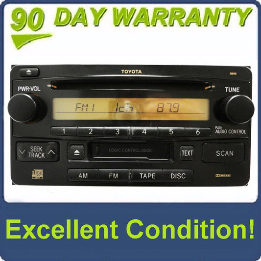 TOYOTA RAV4 4Runner Celica Radio Tape and CD Player 16845