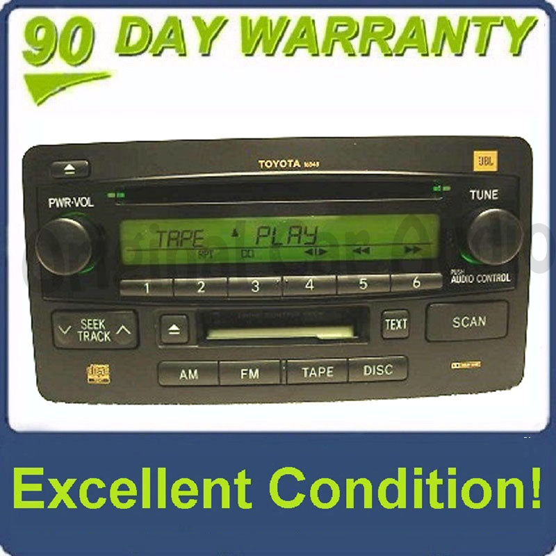 Toyota Sequoia Tundra JBL Radio Tape CD Player OEM 86120-0C130 2004-2007