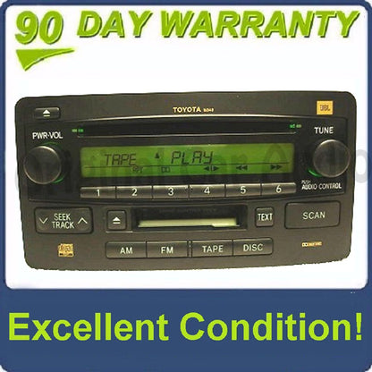 Toyota Sequoia Tundra JBL Radio Tape CD Player OEM 86120-0C130 2004-2007