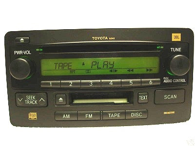 Toyota Sequoia Tundra JBL Radio Tape CD Player OEM 86120-0C130 2004-2007
