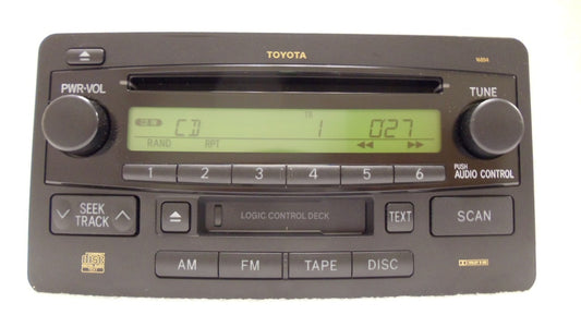 2003 - 2007 Toyota Sequoia Tundra OEM AM FM Radio Tape CD Player Receiver 16854
