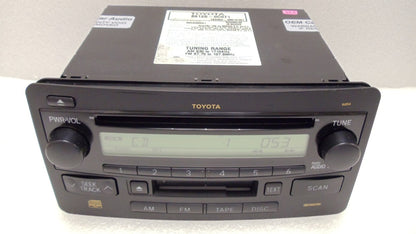 2003 - 2007 Toyota Sequoia Tundra OEM AM FM Radio Tape CD Player Receiver 16854