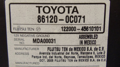 2003 - 2007 Toyota Sequoia Tundra OEM AM FM Radio Tape CD Player Receiver 16854