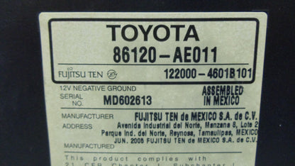 2004 - 2010 Toyota Sienna CE LE Radio Tape and CD Player OEM 16862