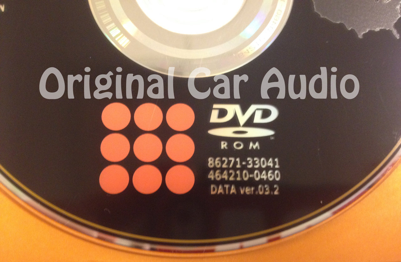Toyota Lexus Navigation Map DVD 86271-33041 DATA Ver. 03.2 D