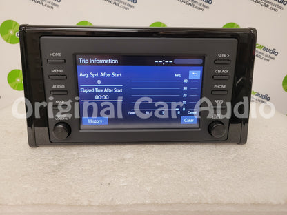 2019 - 2020 Toyota Rav4 OEM Navigation Touchscreen Display AM FM XM Radio
