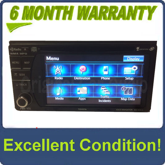 2011 - 2014 Toyota Sienna OEM Single CD Gracenote Navigation HD Radio Reciever