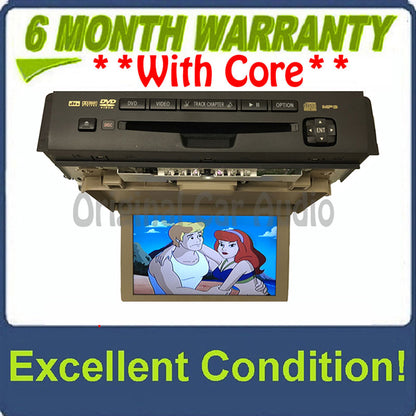 2007 - 2014 Toyota Tundra Sequoia OEM Overhead Rear RSE DVD Player Display Monitor NO BEZEL