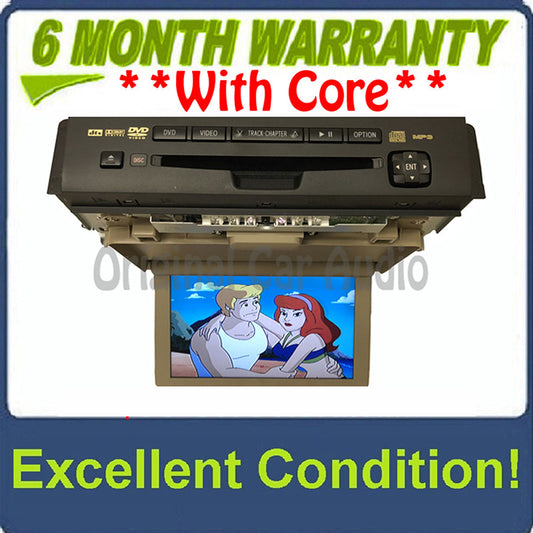 2007 - 2014 Toyota Tundra Sequoia OEM Overhead Rear RSE DVD Player Display Monitor NO BEZEL