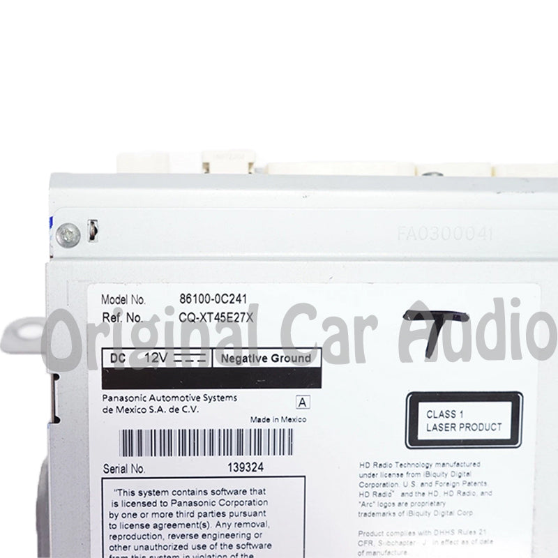 2013 - 2016 Toyota Sequoia Tundra OEM Radio Navigation Radio with Bezel