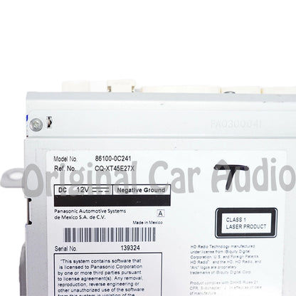 2013 - 2016 Toyota Sequoia Tundra OEM Radio Navigation Radio with Bezel