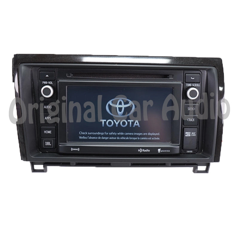 2013 - 2016 Toyota Sequoia Tundra OEM Radio Navigation Radio with Bezel