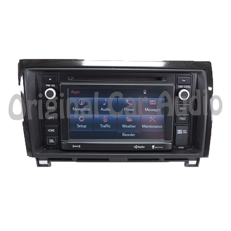 2013 - 2016 Toyota Sequoia Tundra OEM Radio Navigation Radio with Bezel