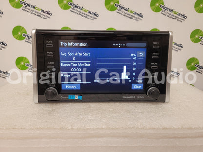 2019 - 2022 Toyota Rav4 OEM Navigation Touchscreen Display Gracenote Entune AM FM XM HD Radio