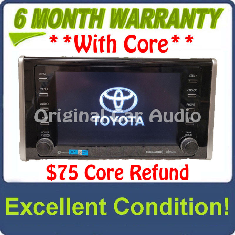 2019 - 2022 Toyota Rav4 OEM Navigation Touchscreen Display Gracenote Entune AM FM XM HD Radio