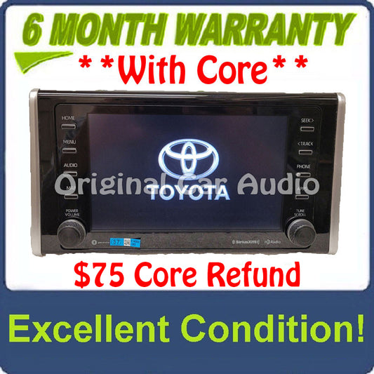 2019 - 2022 Toyota Rav4 OEM Navigation Touchscreen Display Gracenote Entune AM FM XM HD Radio