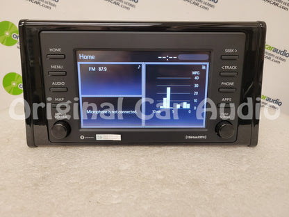Refurbished 2019 - 2022 Toyota Rav4 OEM Navigation Touchscreen Display Gracenote Entune AM FM XM Radio