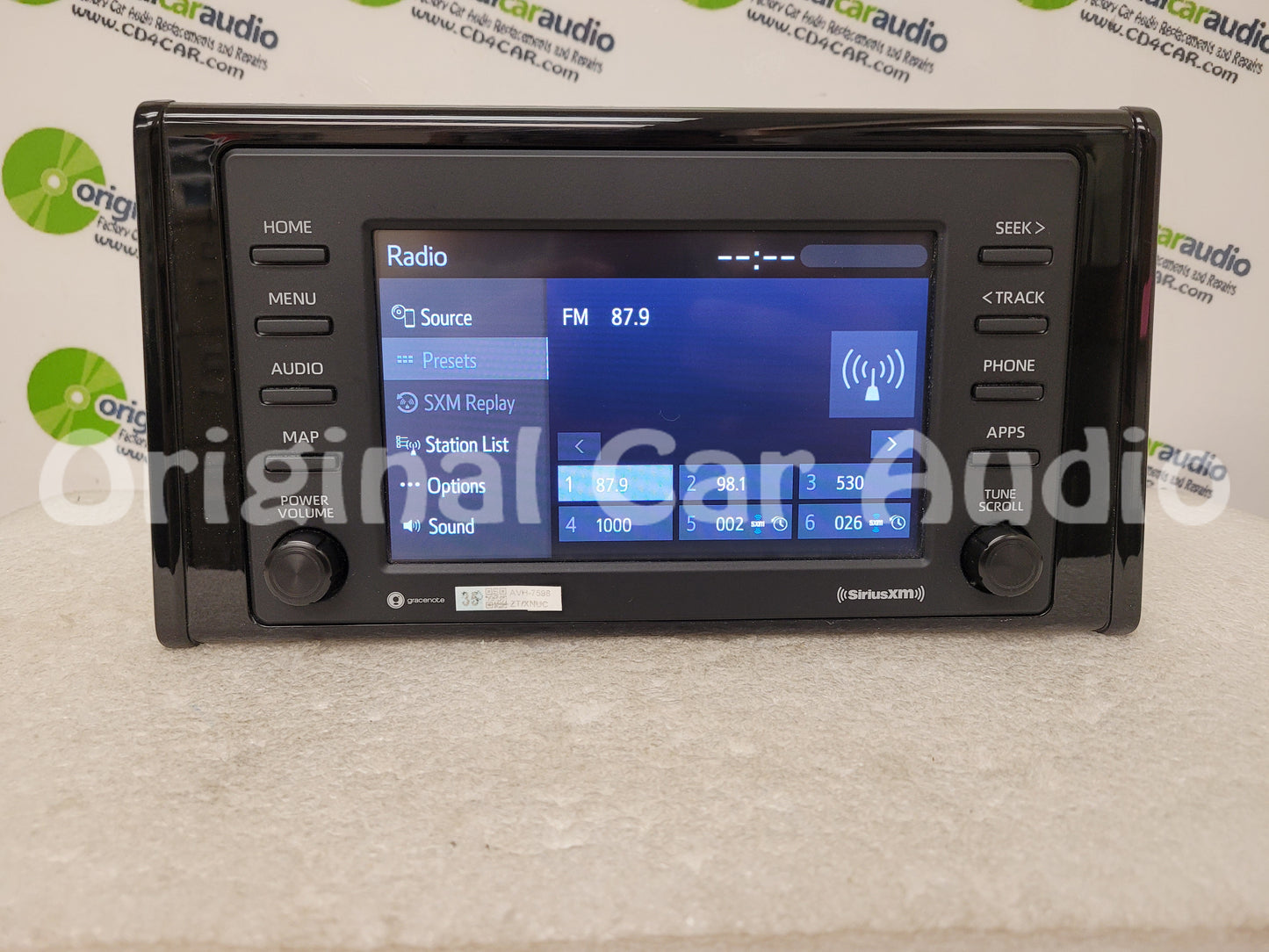 2019 - 2022 Toyota Rav4 OEM Navigation Touchscreen Display Gracenote Entune AM FM XM Radio