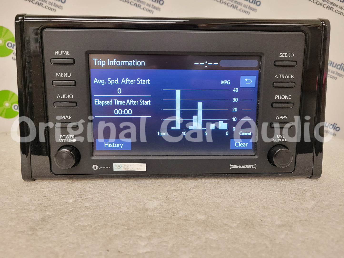 2019 - 2022 Toyota Rav4 OEM Navigation Touchscreen Display Gracenote Entune AM FM XM Radio