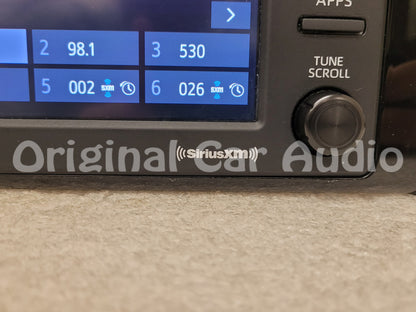 Refurbished 2019 - 2022 Toyota Rav4 OEM Navigation Touchscreen Display Gracenote Entune AM FM XM Radio