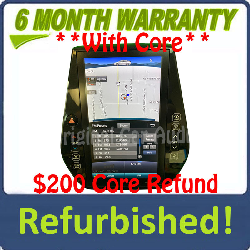 2017 - 2022 Toyota Prius OEM Navigation GPS Display Screen Receiver E7051