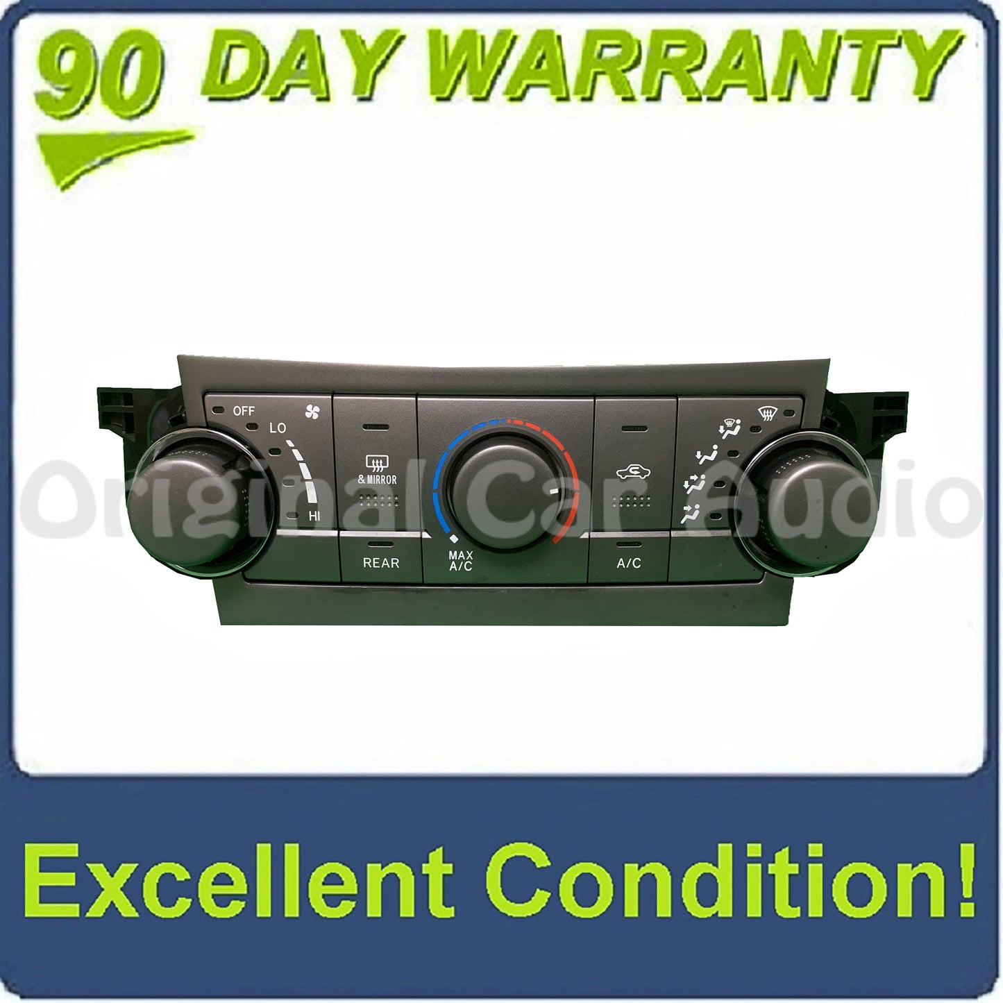 2008 - 2011 Toyota Highlander AC Heater Temperature Climate Control Panel