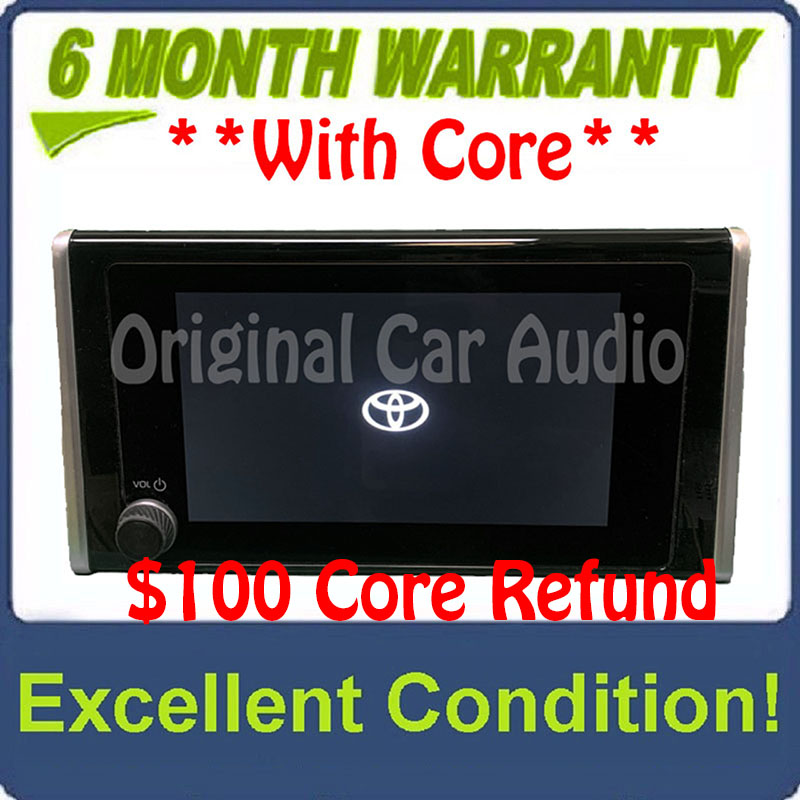 2023 - 2024 Toyota RAV4 OEM AM FM XM Touch Screen Navigation Radio Receiver Apple Carplay Android Auto