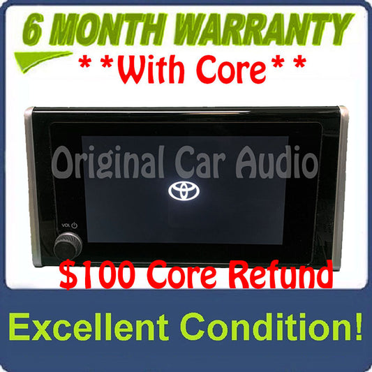 2023 - 2024 Toyota RAV4 OEM AM FM XM Touch Screen Navigation Radio Receiver Apple Carplay Android Auto