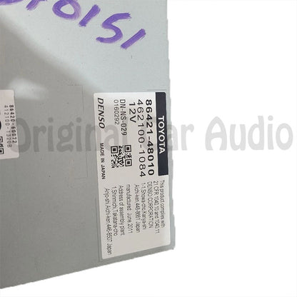 2010-2011 TOYOTA LAND CRUISER Lexus RADIO Navigation AUDIO CD PLAYER Genuine OEM 86421-48010