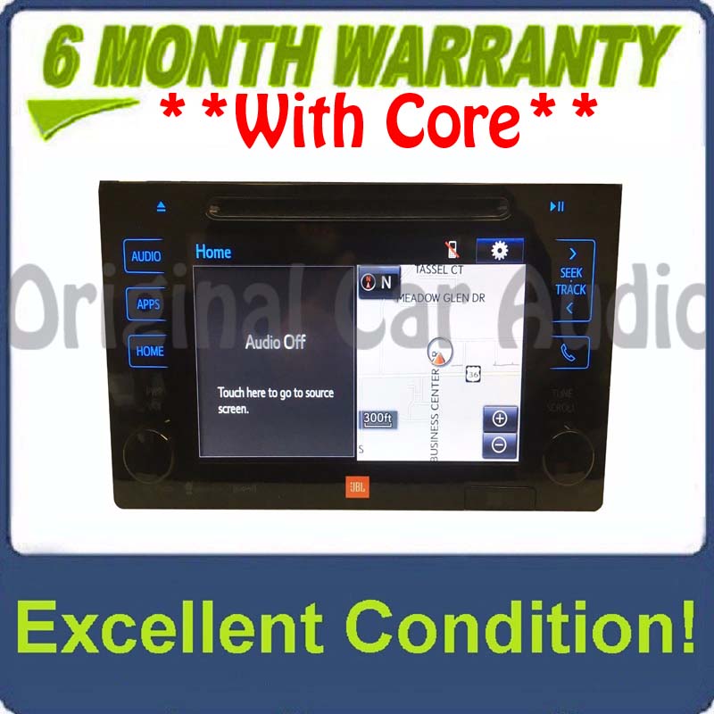 2015 2016 Toyota Prius OEM JBL Entune Navigation GPS HD Radio AM FM Media Receiver Gracenote
