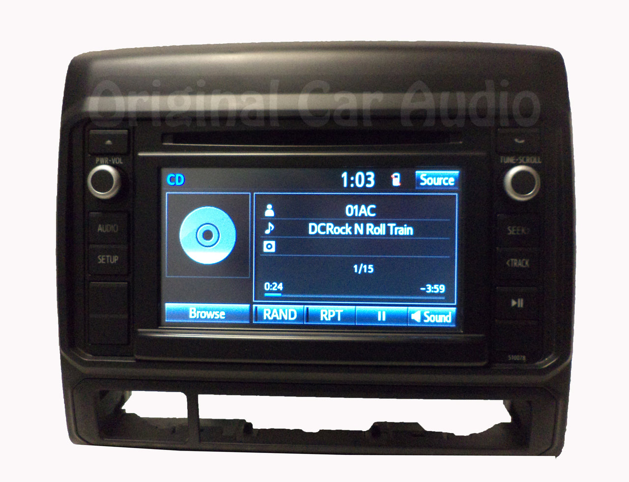 2014 - 2019 Toyota Tacoma OEM Factory AM FM Radio MP3 Bluetooth CD Player Receiver with Bezel
