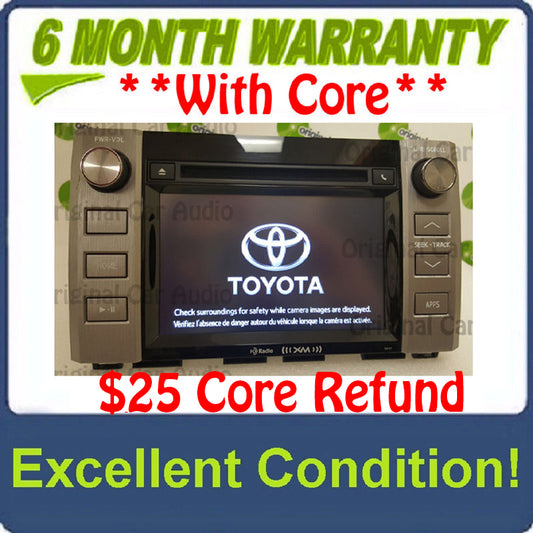2015 - 2019 Toyota Tundra OEM HD Radio Receiver Touch Screen CD Player 510117
