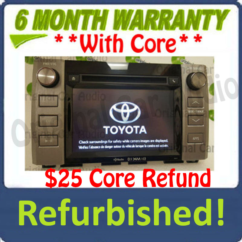 Refurbished 2015 - 2019 Toyota Tundra OEM HD Radio Receiver Touch Screen CD Player 510117
