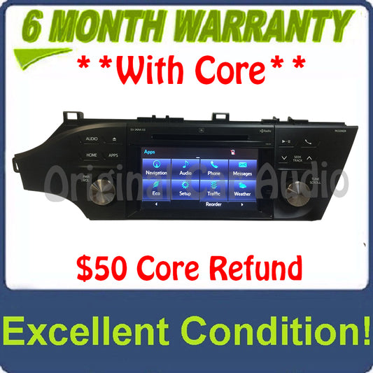 2016-2018 Toyota Avalon OEM JBL Navigation Touch Screen Radio Receiver 510131