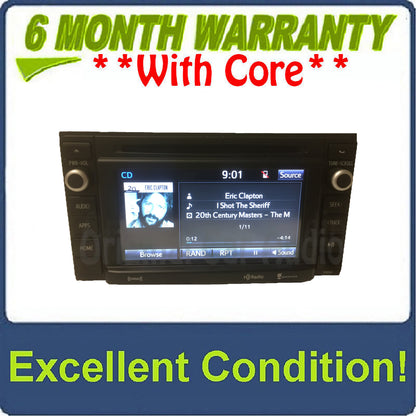 2014 - 2019 Toyota Tacoma OEM Entune AM FM Sat Radio Receiver W/out Trim Bezel