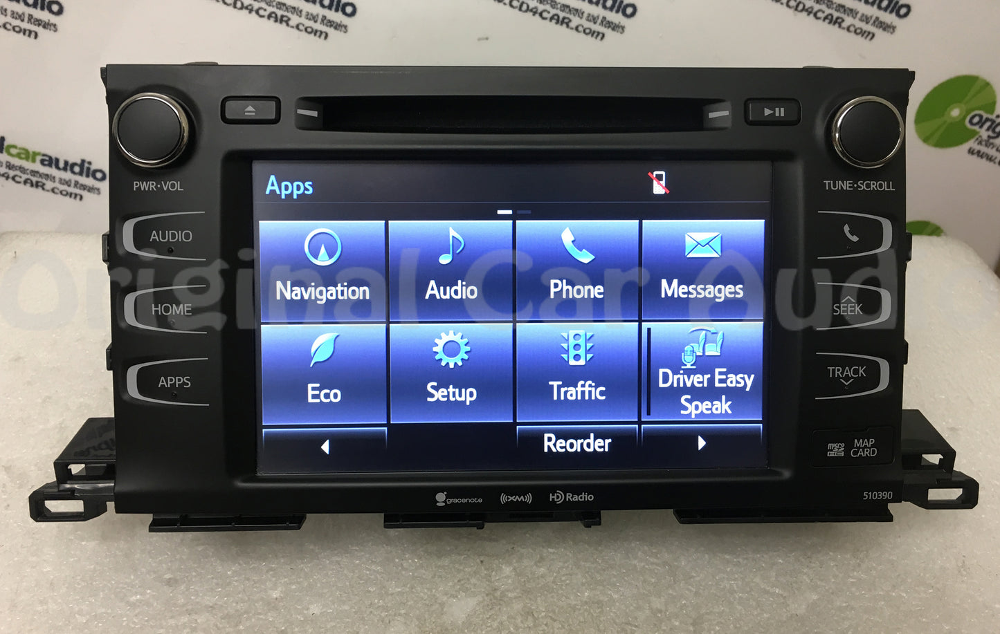 2014 - 2019 TOYOTA Highlander Gracenote Multi Media Navigation Entune APPS Touchscreen Radio