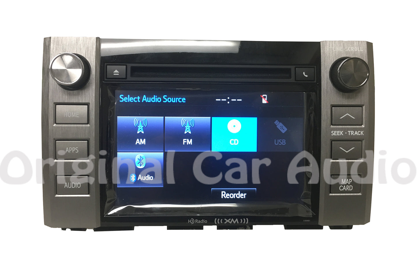 2014 2015 2016 2017 2018 2019 Toyota Tundra OEM Navigation Bluetooth MP3 CD XM HD Radio Receiver