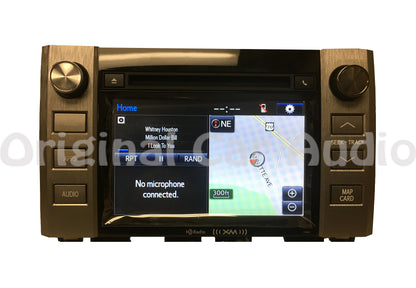Refurbished 2014 2015 2016 2017 2018 2019 Toyota Tundra OEM Navigation Bluetooth MP3 CD XM HD Radio Receiver