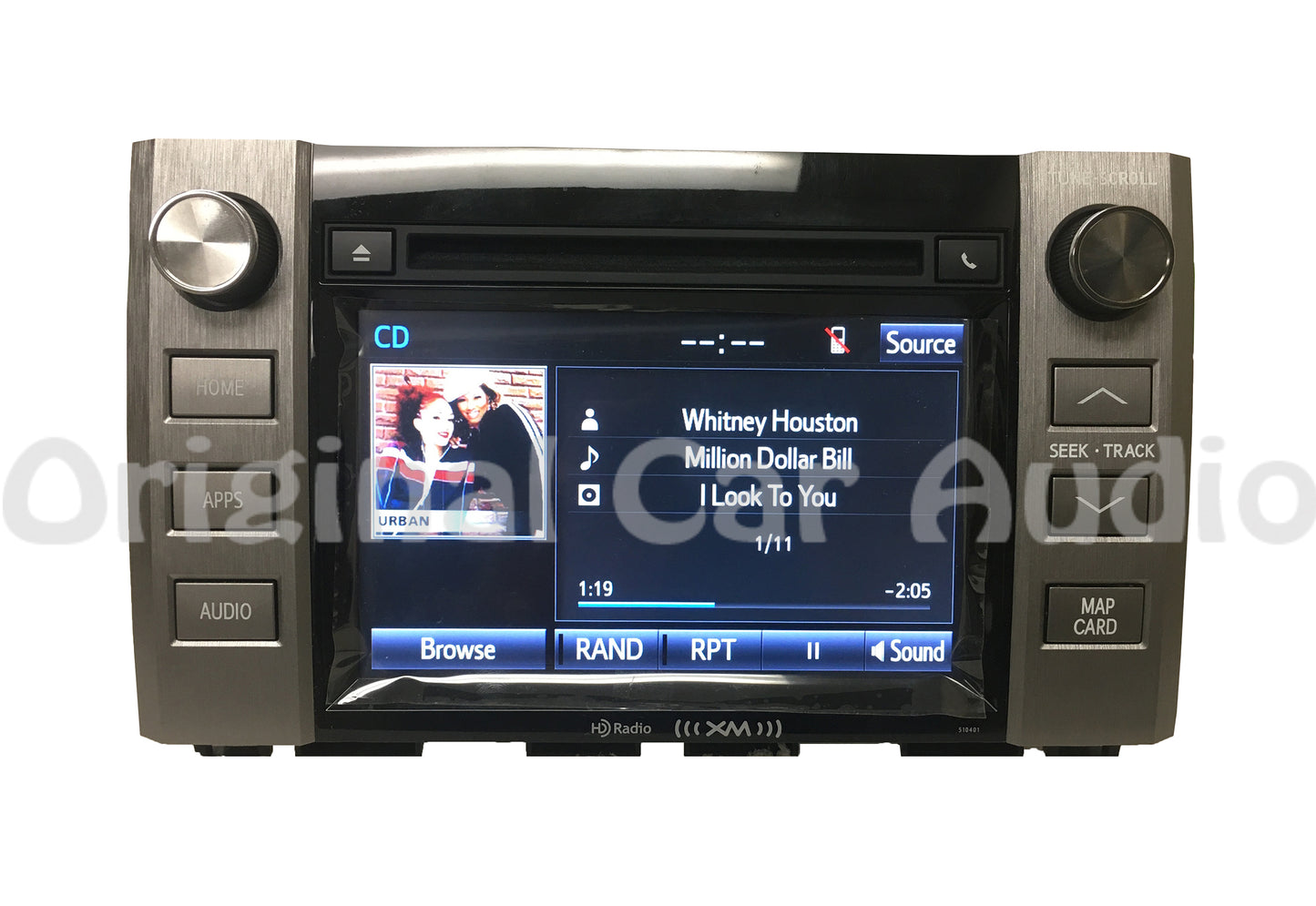 Refurbished 2014 2015 2016 2017 2018 2019 Toyota Tundra OEM Navigation Bluetooth MP3 CD XM HD Radio Receiver