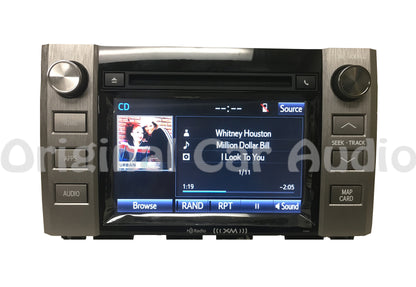 Refurbished 2014 2015 2016 2017 2018 2019 Toyota Tundra OEM Navigation Bluetooth MP3 CD XM HD Radio Receiver