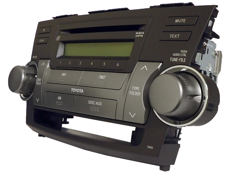 2008 - 2010 08 09 10 Toyota Highlander Radio Stereo MP3 Aux Disc CD Changer OEM 51850