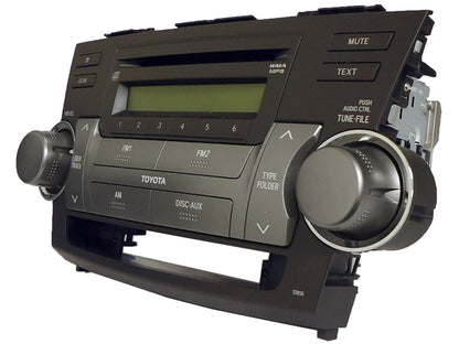 2008 - 2010 08 09 10 Toyota Highlander Radio Stereo MP3 Aux Disc CD Changer OEM 51850