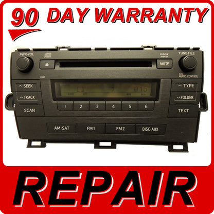 Toyota Prius Repair Service Radio CD Player 51883 2010 2011