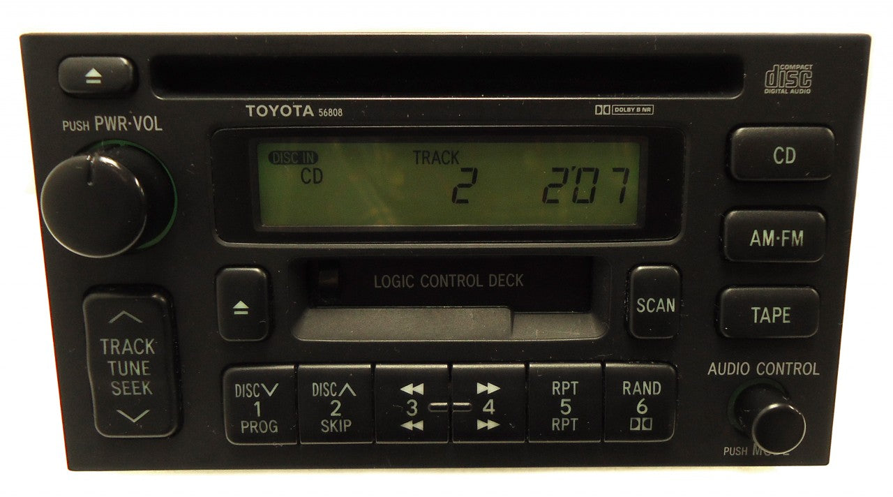 1990 - 1999 Toyota OEM radio Land Cruiser 4Runner Supra  CD Player Receiver 56808
