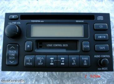 Toyota Radio CD Camry XLE Avalon Sienna 86120-08100 93 94 95 96 97 98 99