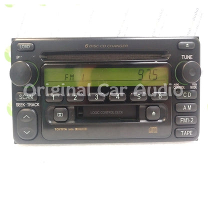 Re-manufactured 2000 2001 2002 2003 Toyota Celica Highlander OEM JBL RDS Radio Tape Cassette 6 CD 56816