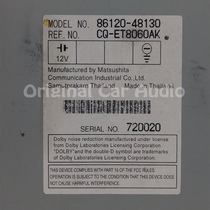 Re-manufactured 2000 2001 2002 2003 Toyota Celica Highlander OEM JBL RDS Radio Tape Cassette 6 CD 56816