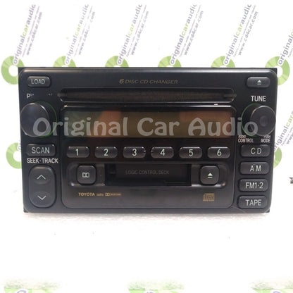 Re-manufactured 2000 2001 2002 2003 Toyota Celica Highlander OEM JBL RDS Radio Tape Cassette 6 CD 56816